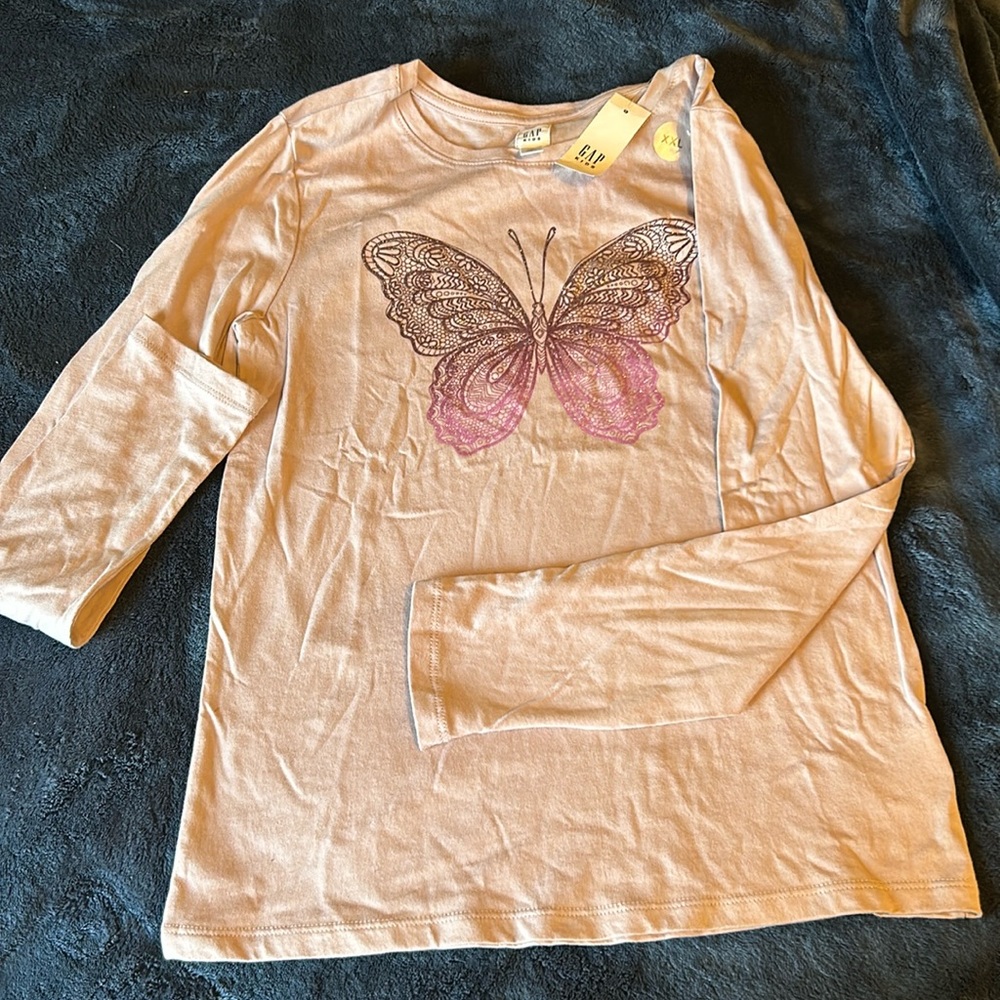 Pink gap shirt for girls xxl